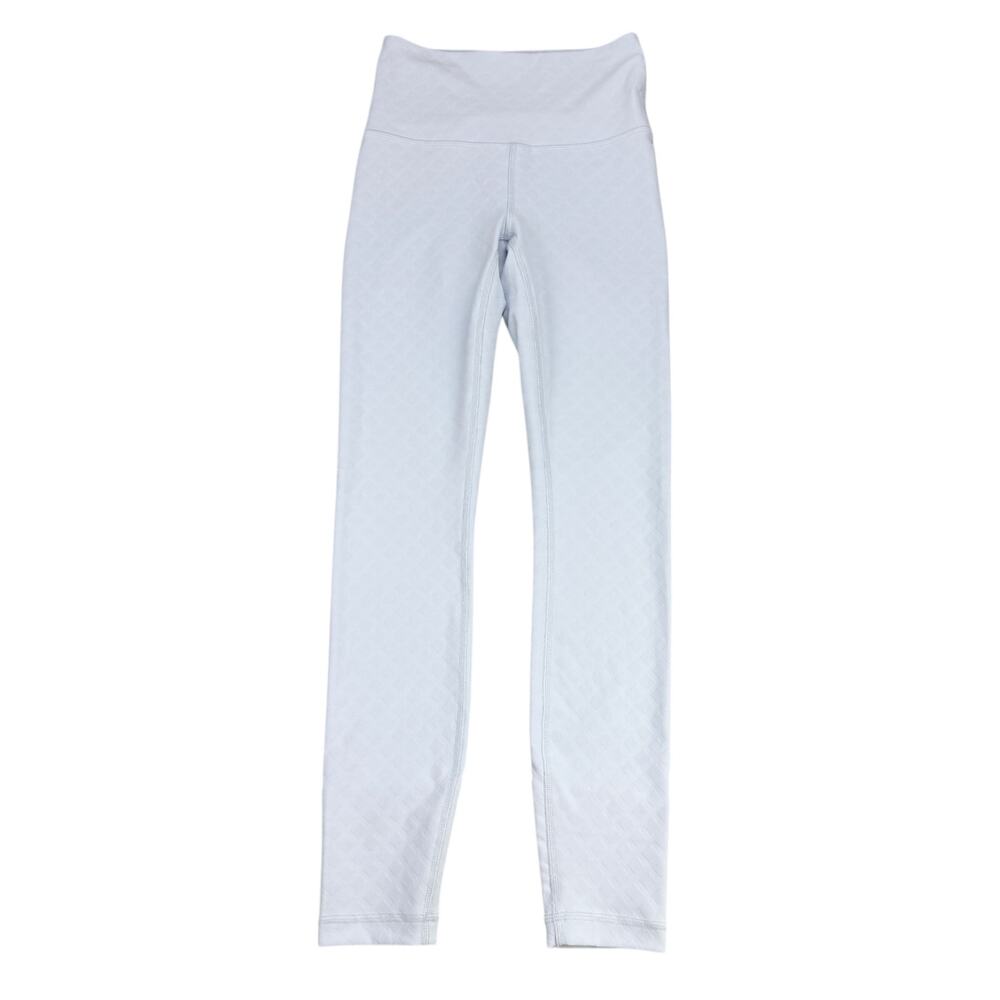 LULULEMON 3D Jacquard Diamond Train High-Rise Tight 25" Size 4 Starch Blue - Picture 5 of 9